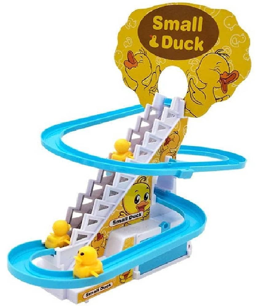Duck Track Slide Toys Climb Stairs Toy  | Educational Climbing Stairs Toys with Music for Children Toddler Boys Girls (3 Ducks Included)