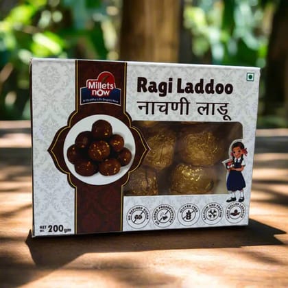 Ragi Laddu with Jaggery & Pure Cow Ghee.