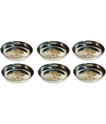 A & H ENTERPRISES - Stainless Steel Dessert Bowl 100 mL ( Set of 6 )