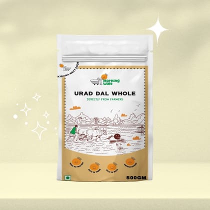 Morning Wale Urad Dal Whole Sabut (450g) | Premium Black Gram | High Protein Staple
