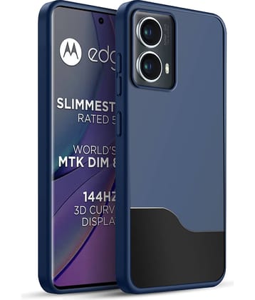 BIG WINGS Shock Proof Case Compatible For Polycarbonate Motorola G85 5G ( Pack of 1 )