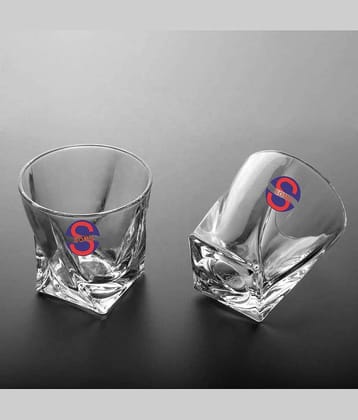 Somil Whisky  Glasses Set,  270 ML - (Pack Of 2)