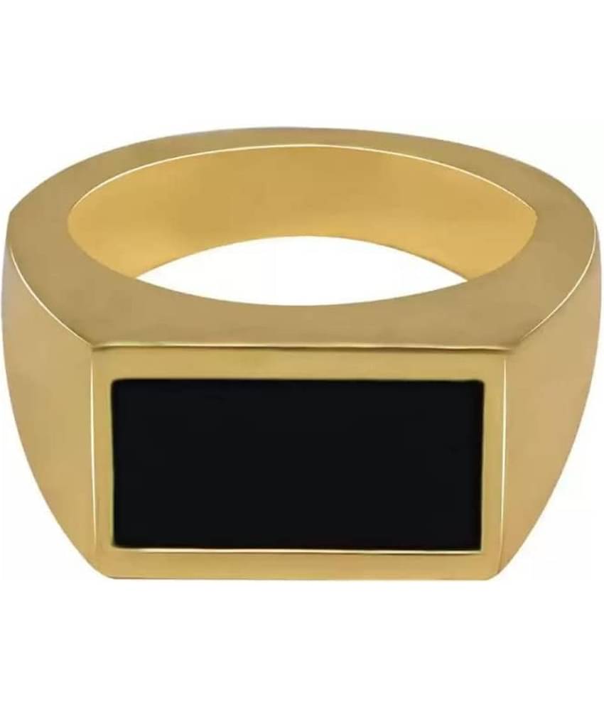 Style Wind Golden Single Finger Rings ( Pack of 1 )