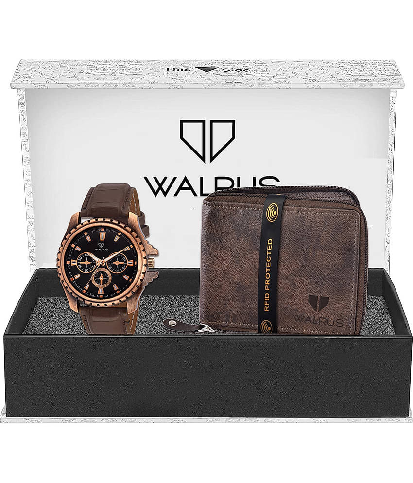 Walrus WWWC-COMBO10 Leather Analog Men's Watch