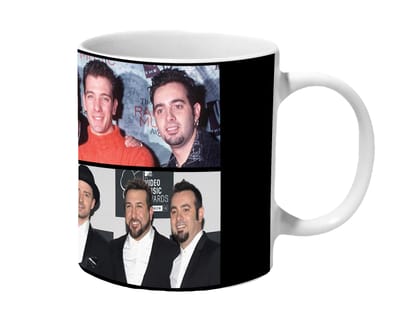 Multicolor N Sync Then And Now Ceramic Mug