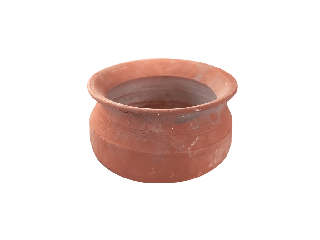Handmade Clay Pot for Cooking and Serving