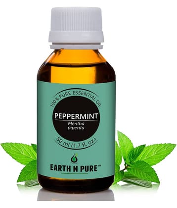 Earth N Pure - Peppermint Essential Oil 50 mL ( Pack of 1 )