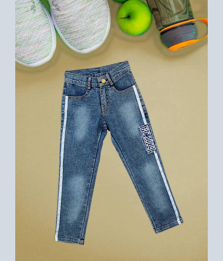 Me N My CLOSET Pack of 1 Boys 100% Cotton Jeans ( Blue )