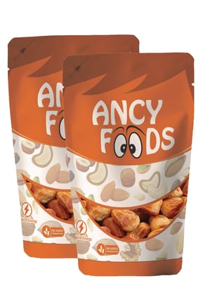 Ancy Khajoor 500 Grams (250 Grams X 2) – Traditional Dates | Rich in Vitamins, Minerals, and Natural Sweetness | Khajoor or Dates | Soft Khajur with Chewy Texture | No Added Sugar | Healthy K