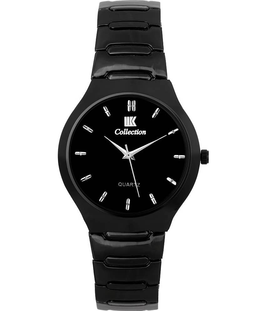 IIK Collection Black Analog Watch