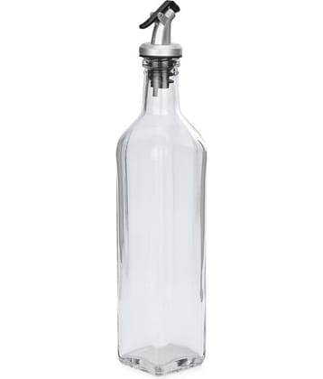 Somil Container Set  Glass Transparent Oil Container ( Set of 1 )