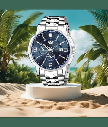 Abrexo Silver Stainless Steel Analog Men's Watch