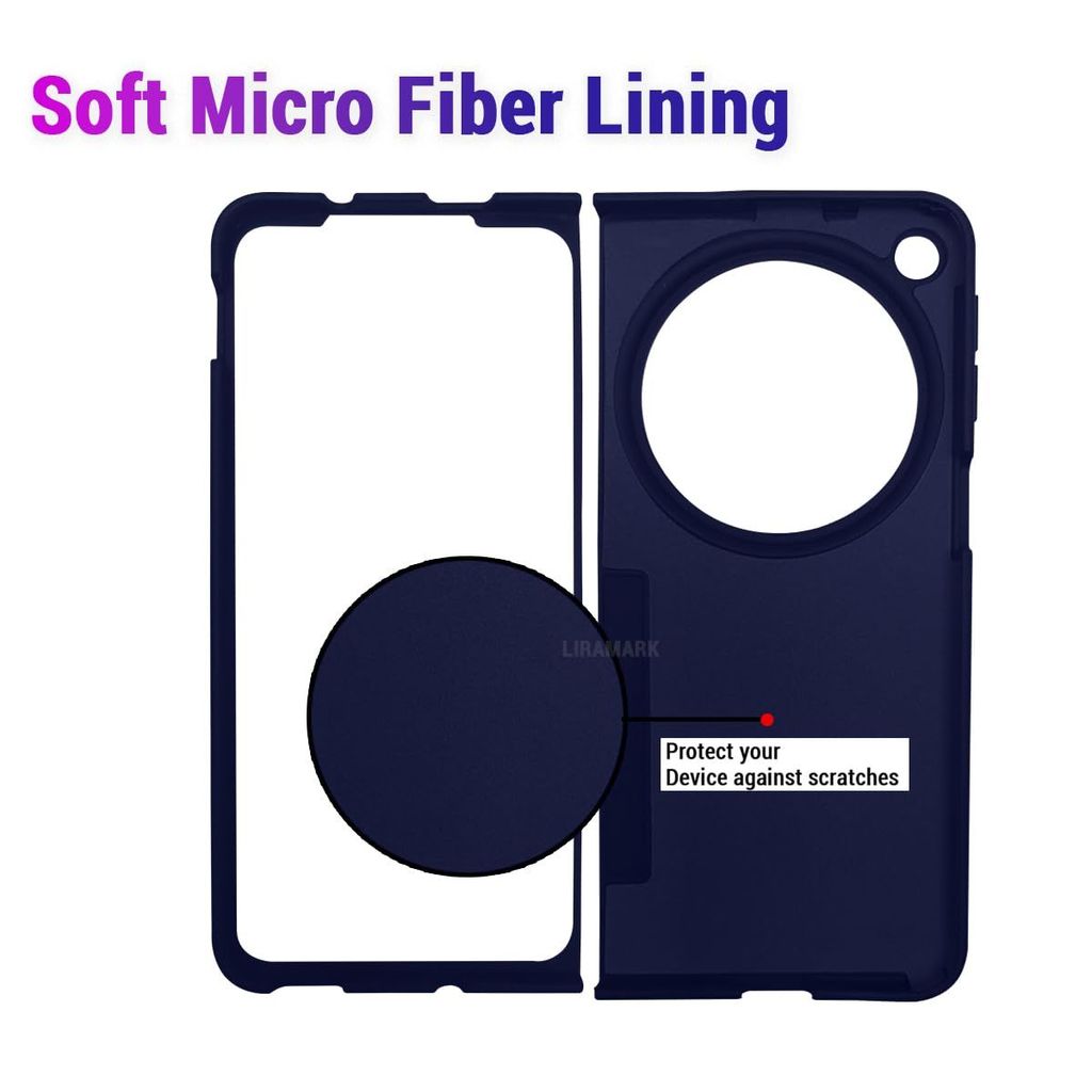 LIRAMARK Liquid Silicone Soft Back Cover Case for Oneplus Open / 1+ Open