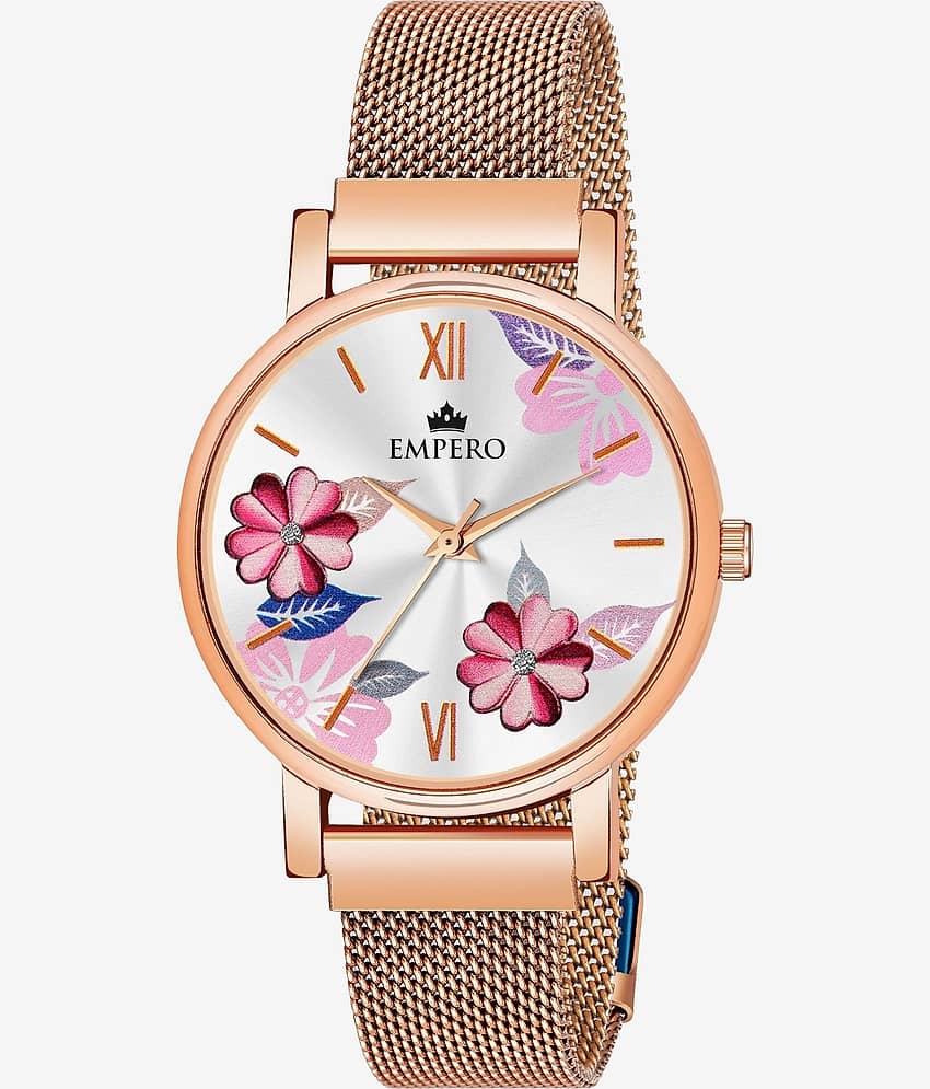 EMPERO - Rose Gold Metal Analog Womens Watch