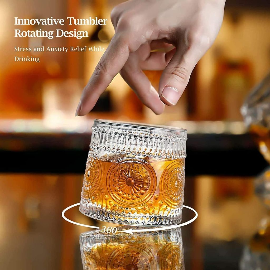 Elegant Glass Set of Stylish Drinkware for Water, Juice, and Whiskey � Perfect for Every Occasion, Elevate Your Beverage Experience with Timeless Design(180ml)