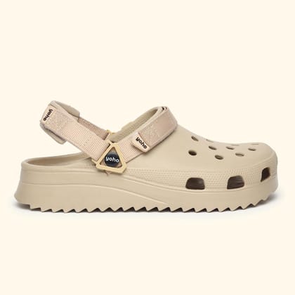 Hacker Men Clogs 001-Beige / 6