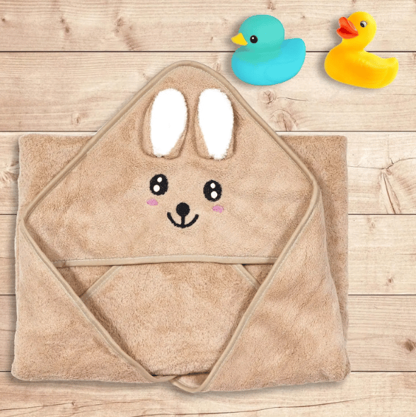 VillWin Single Brown Cotton Bath Towels