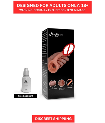 Jumbo Sleeve with Free Kaamraj Lube and Waterproof - Naughty Nights' Soft Silicon Material