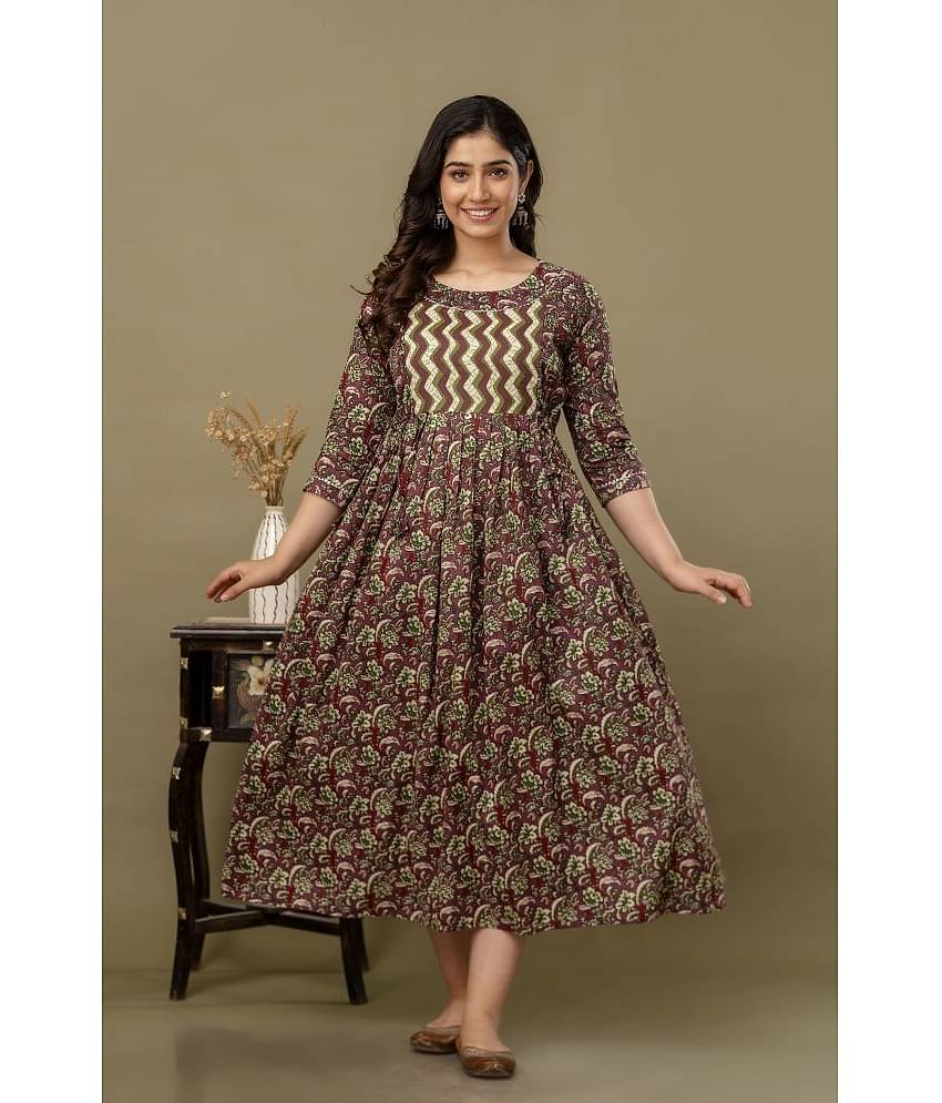 Nevisha Style Multi Color Cotton Maternity Kurta Single