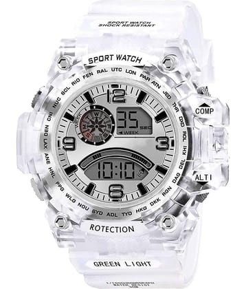 DECLASSE - Silver Resin Digital Men's Watch