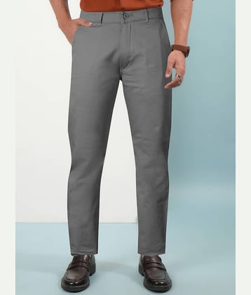 JB JUST BLACK Regular Flat Men's Chinos - Dark Grey ( Pack of 1 )
