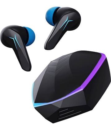 VEhop Gamo 121 Bluetooth True Wireless (TWS) In Ear 40 Hours Playback Low Latency,Powerfull bass IPX4(Splash & Sweat Proof) Black