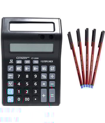 GLTZEN - 12 Digits Basic Calculator