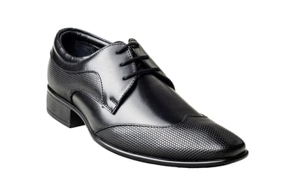 Beresford Gents Black Shoe-Black / 5 / Leather