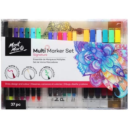 Mont Marte Signature Multi Marker Set 0F 37Pcs