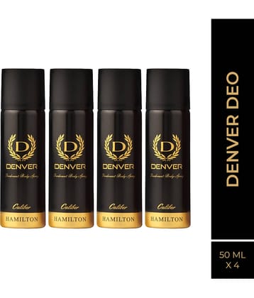 Denver Deo Nano Deodorant Spray for Men 50 ml ( Pack of 4 )