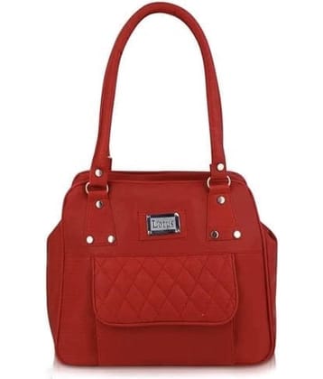 The monaina crapt Shoulder Bag PU Set of 1 ( Red )