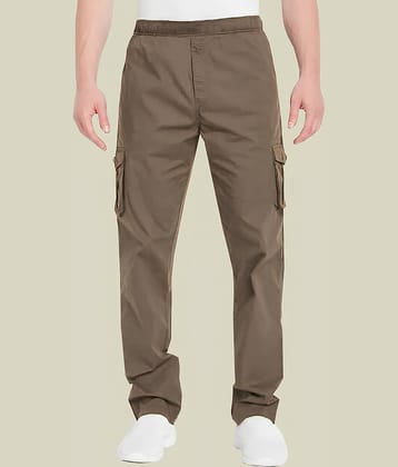 Reoutlook Regular Flat Men's Cargos - Grey ( Pack of 1 )