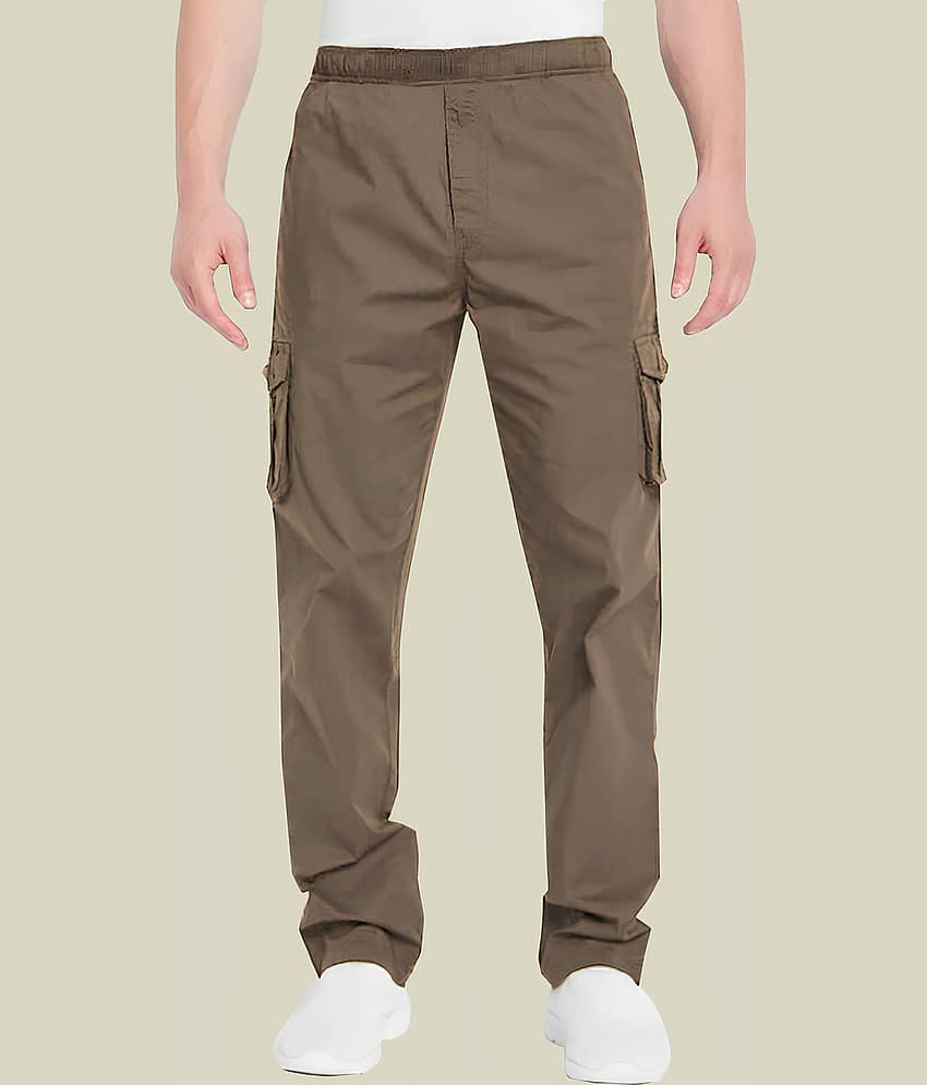 Reoutlook Regular Flat Men's Cargos - Grey ( Pack of 1 )