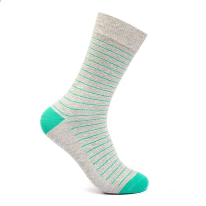 Green Stripes Socks For Men