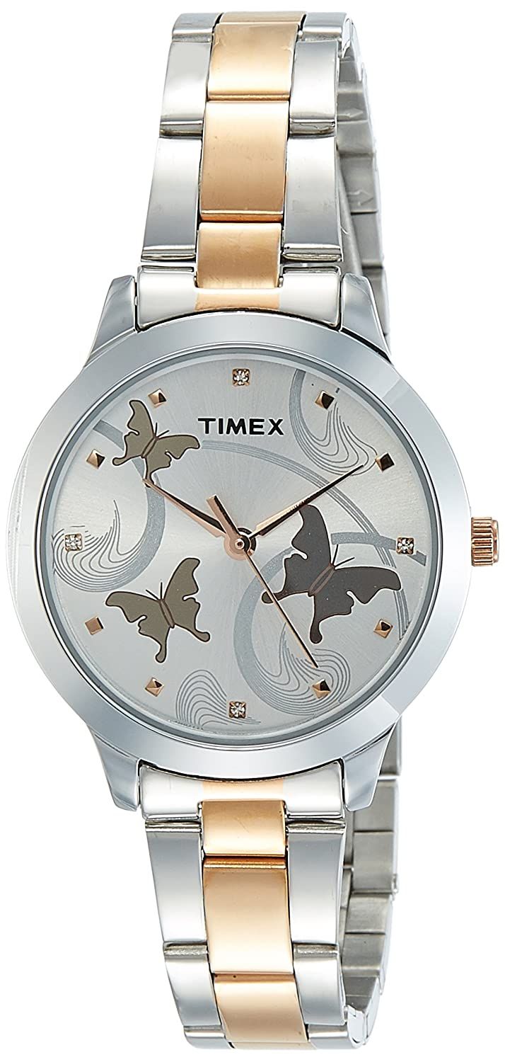 Timex Silver Dial Women Analog Watch - TW000T607-Silver