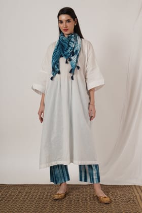 Indigo Tie Dye Stole