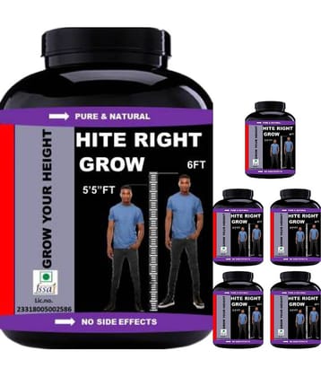 VITARA HEALTHCARE hite right grow vanilla flavor 0.6 kg Powder Pack of 6