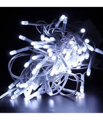 EmmEmm Ultra Bright Pixel Flash Still Led String Lights White
