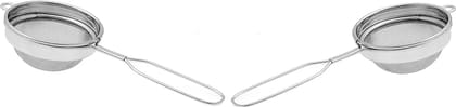 Yash Stainless Steel Tea Strainer, 2 Pcs