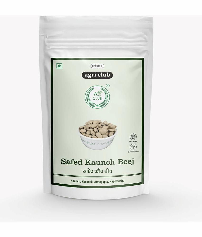 Agri Club Safed Kaunch Beej Raw Herbs 800 gm