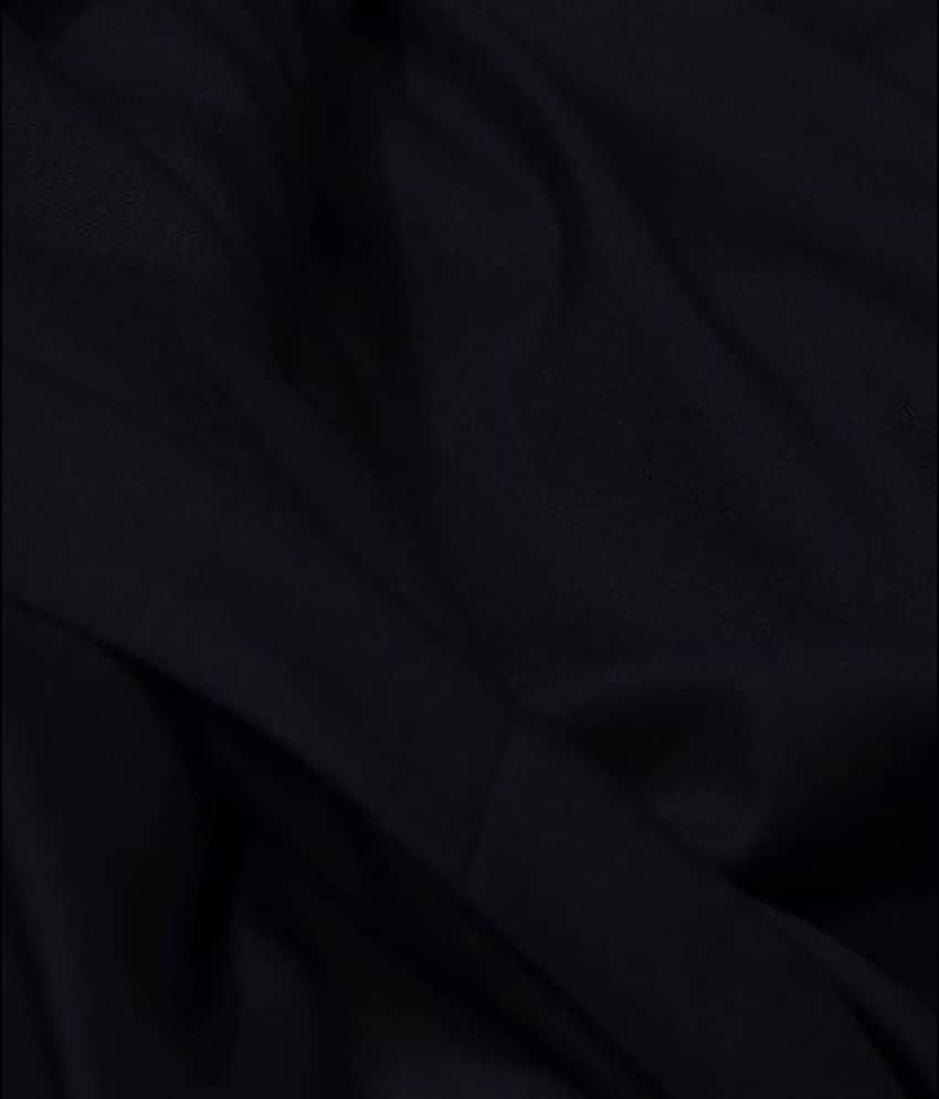 Raymond - Black Cotton Blend Men's Unstitched Pant Piece ( Pack of 1 )