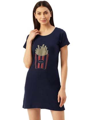 Klamotten Women's Printed  Sleepshirt DB18N8