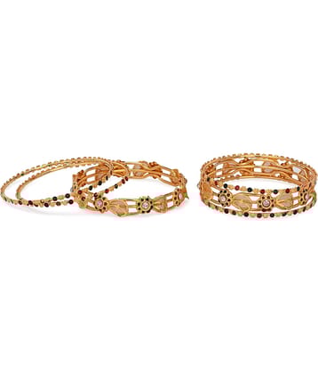 Somil Gold Bangle Set ( Pack of 6 )