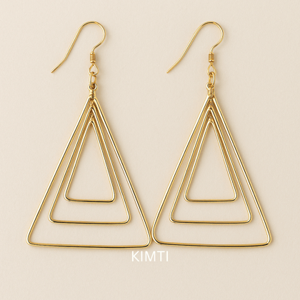 Memoir Gold Plated Hoop Earrings
