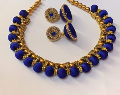 Royal Silk Thread Jewelry Set