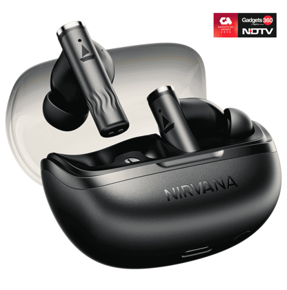 boAt Nirvana Zenith Pro | Wireless Earbuds with Spatial Audio, 80H Playback & 50dB Hybrid Adaptive ANC "Awarded Best TWS by Gadgets 360" boAt Nirvana Zenith Pro | Wireless Earbuds with Spatial Audio, 80H Playback & 50dB Hybrid Adaptive ANC "Awarded Best 