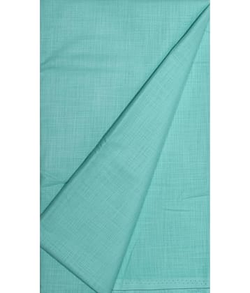 KUNDAN SULZ GWALIOR Green Cotton Blend Unstitched Shirt pc