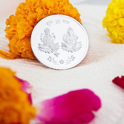 999 Silver God Lakshmi Ganesha 20 Gram Coin
