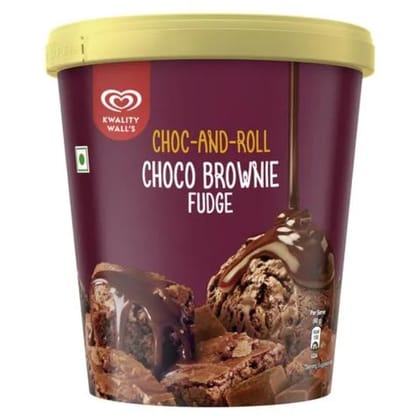 Kwality Wall's Choco Brownie Fudge (Family Pack) 700 Ml