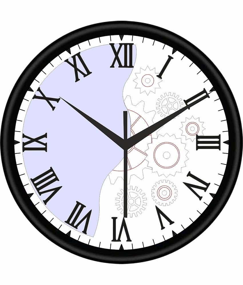 Trendy Homes Circular Analog Wall Clock